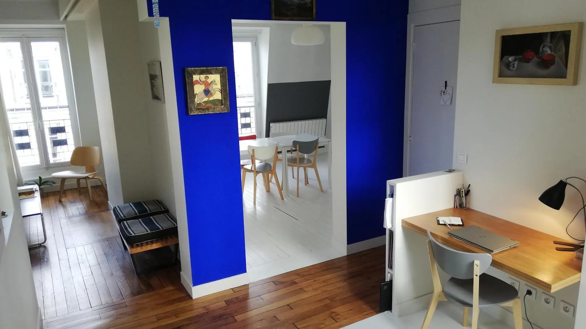 3 Rooms Apartment Business Rooftop View To Montmartre Paris